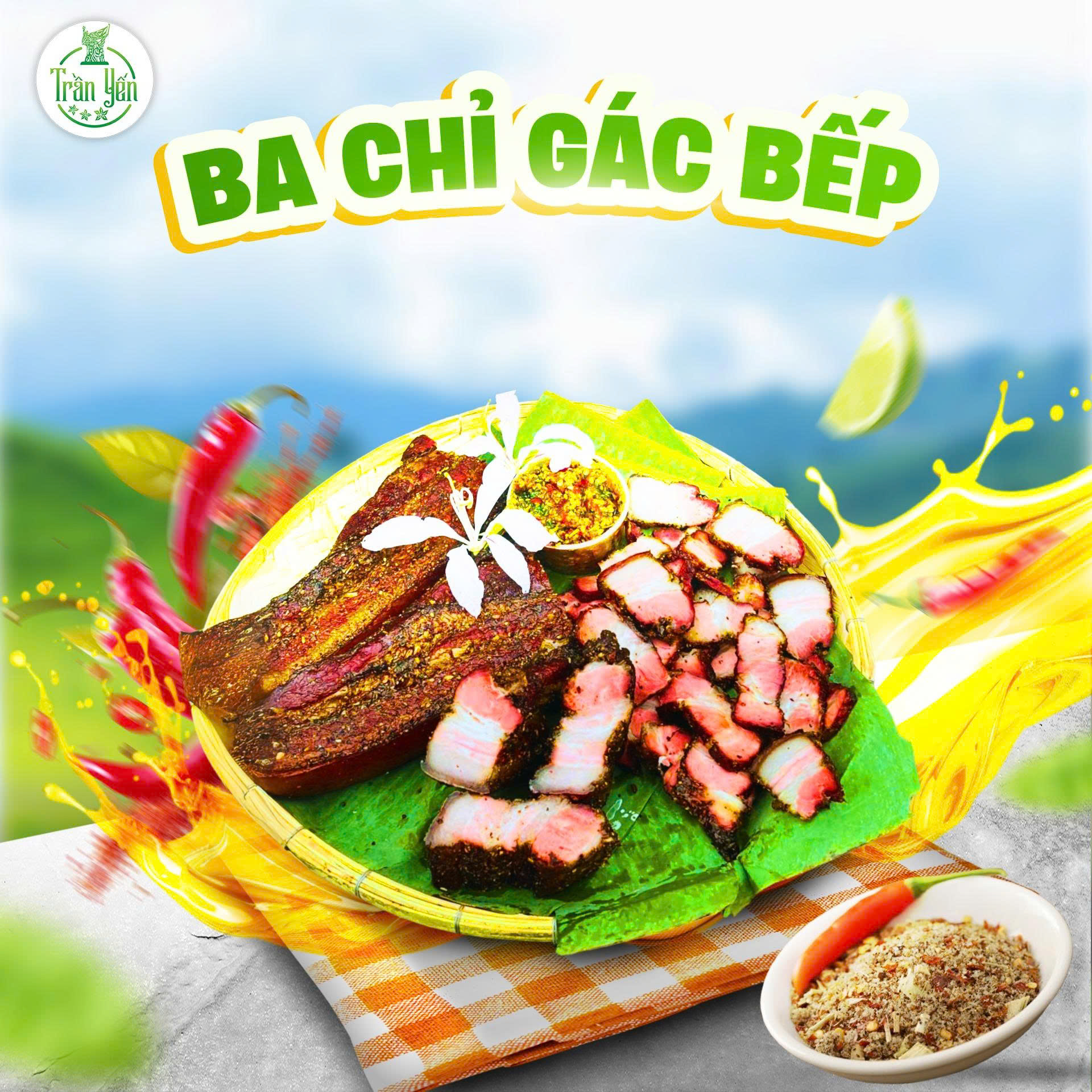Ba chỉ gác bếp (300/1kg)