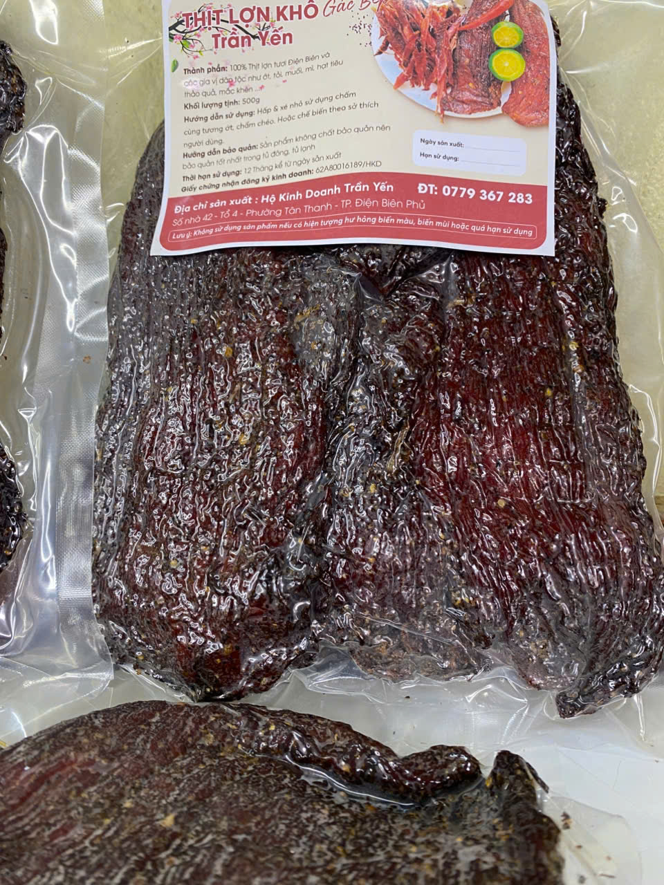 Thịt trâu khô (700/1kg)